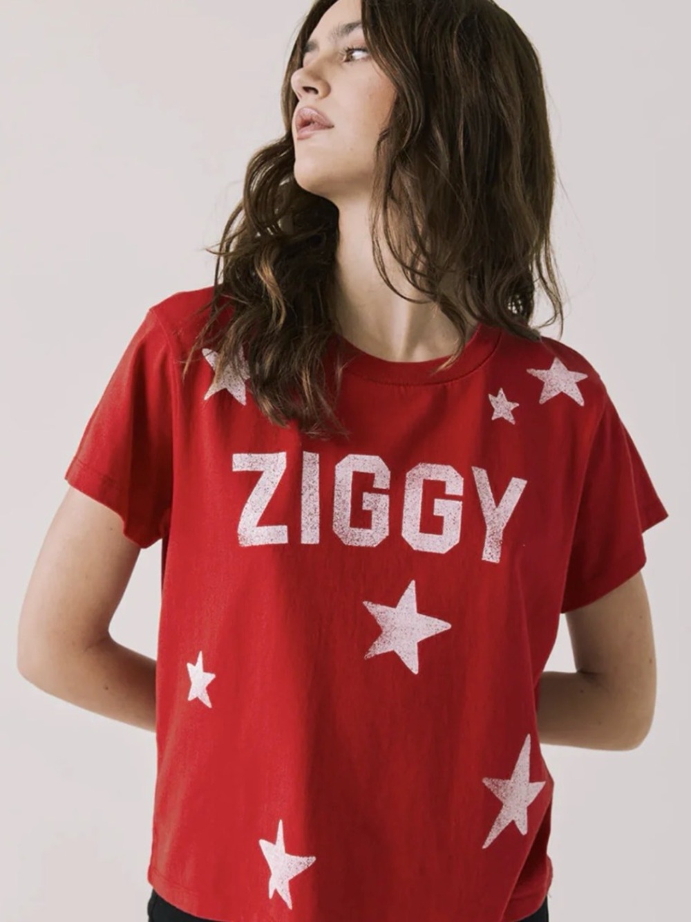 Chaser ziggy red graphic tee.